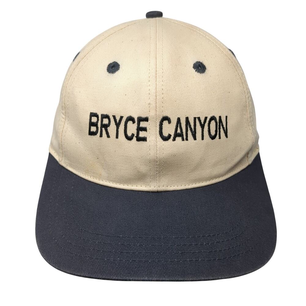 Bryce Canyon Baseball Cap Beige One Size Adjustable Embroidered 6 Panel Del Sol